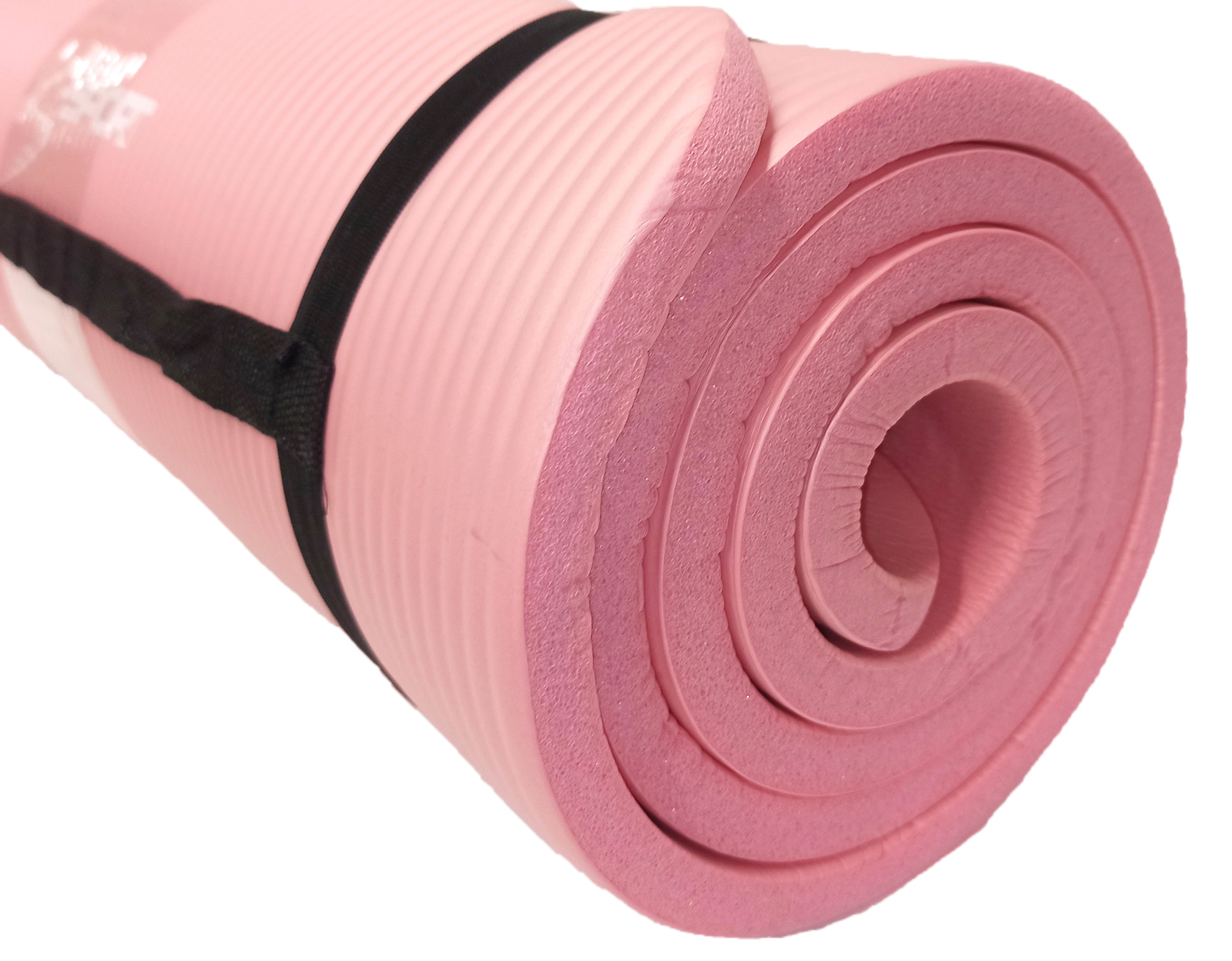 S-SPORT Podložka na jogu / fitness podložka, extra hrubá, fialová