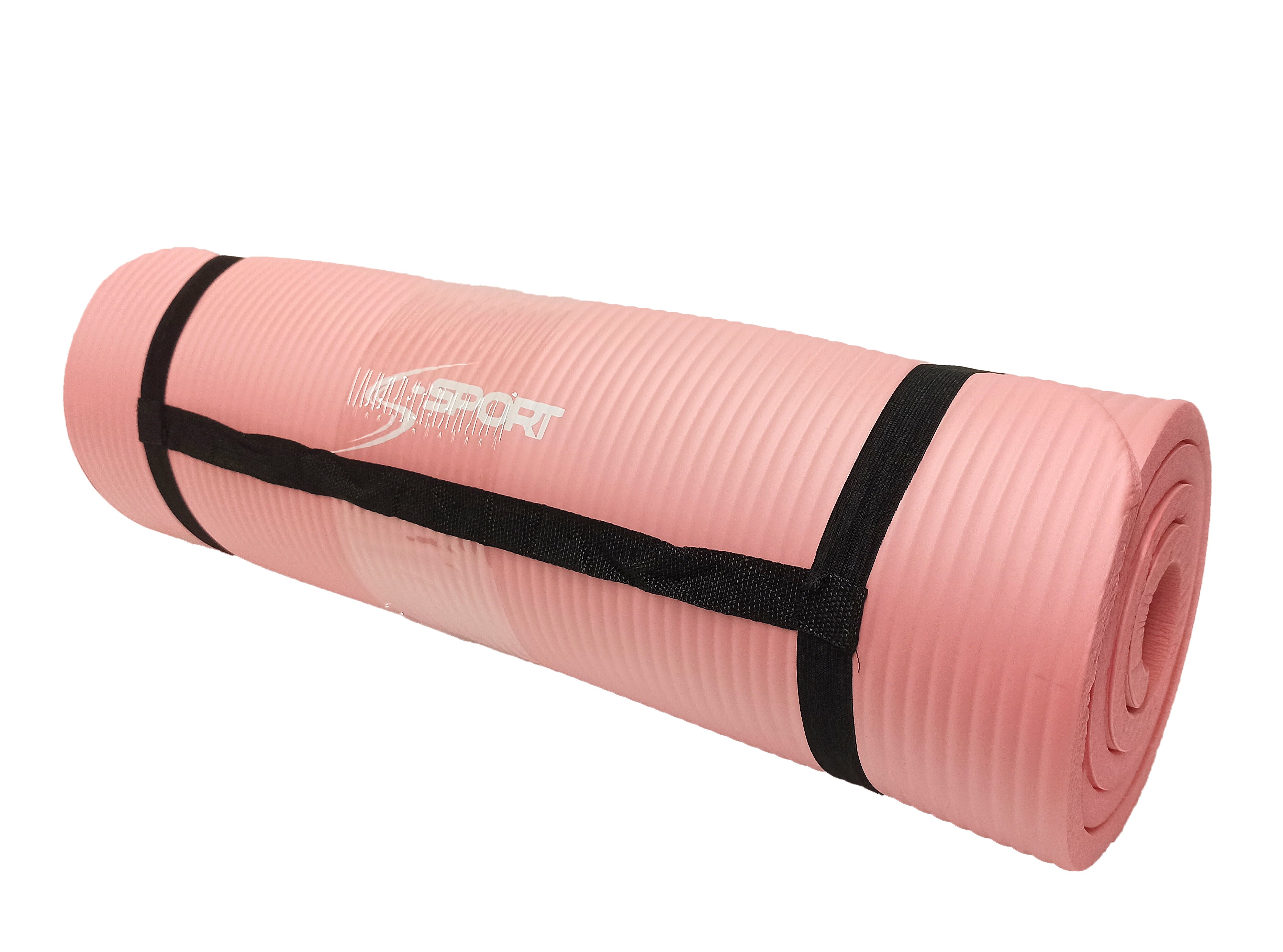 S-SPORT Podložka na jogu / fitness podložka, extra hrubá, fialová