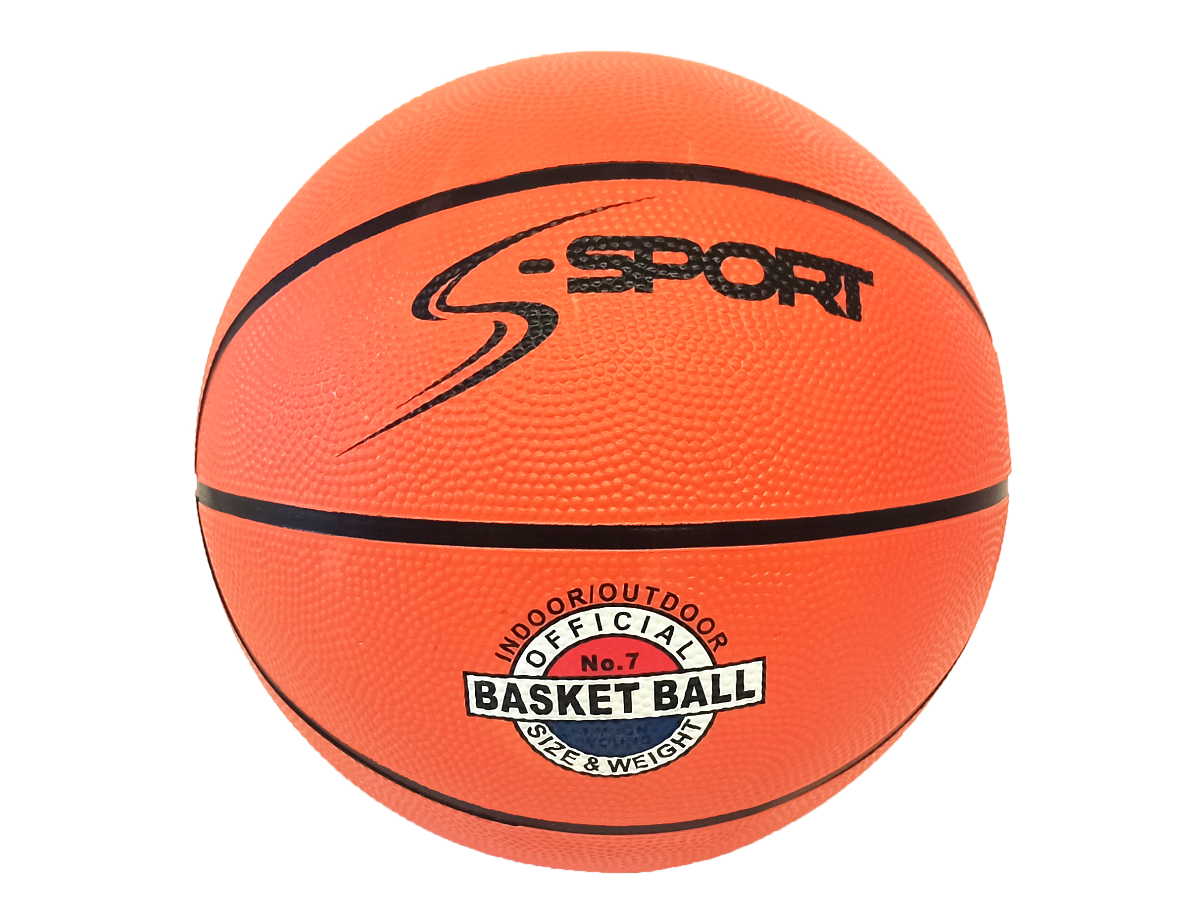 Gumená basketbalová lopta, veľkosť 7, S-SPORT TRADITION