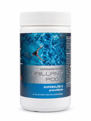 Super Chlór Chlórové granule, 1 kg BRILLANT POOL