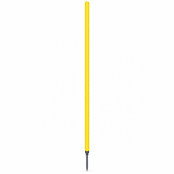 Slalomová tyč, pevná, 160 cm, žltá WINART