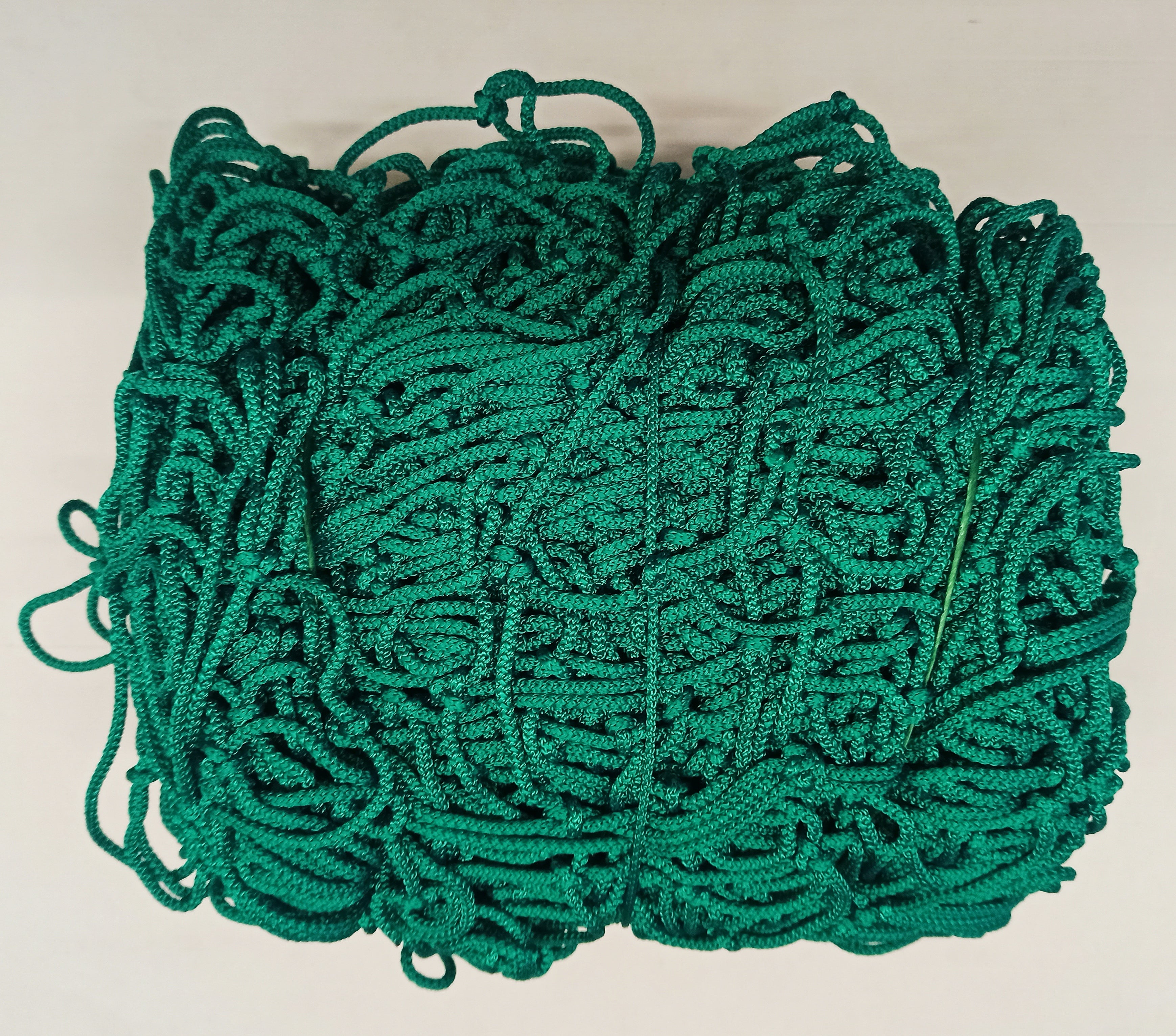 Sito na bránky, veľkosť ôk 4 mm, veľkosť otvoru 10 cm, 3x2 m S-SPORT GREEN (MLSZ)